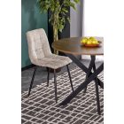 Edgar étkezőasztal – dió / fekete