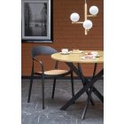 Edgar étkezőasztal – arany tölgy / fekete