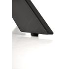 Edgar 2 étkezőasztal – fehér márvány / fekete