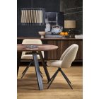 Danilo étkezőasztal – dió / fekete