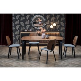 Pedro étkezőasztal – dió / fekete