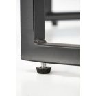 Alexandra dohányzóasztal (2 db-os szett) – fekete márvány / fekete