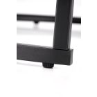 Java dohányzóasztal (2 db-os szett) – fekete márvány / fekete