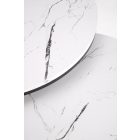 Java dohányzóasztal (2 db-os szett) – fehér márvány / fekete