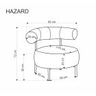 Hazard pihenőfotel – fahéj