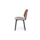 K563 szék – szürke / dió