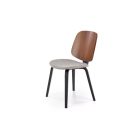 K563 szék – szürke / dió