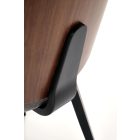 K563 szék – szürke / dió