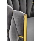 K517 szék – szürke / arany