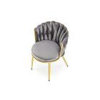 K517 szék – szürke / arany