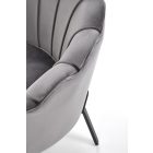 ANGELO pihenő fotel, szín: szürke/fekete