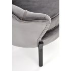 ANGELO pihenő fotel, szín: szürke/fekete