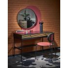 Patina fali tükör – fekete