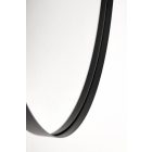Patina fali tükör – fekete