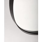 Patina fali tükör – fekete