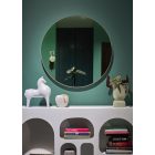 Patina fali tükör – pezsgő arany