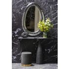 Ivory függő tükör – ezüst