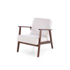 MILANO 1S pihenő szék, szín: világos bézs/sötét dió