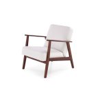 MILANO 1S pihenő szék, szín: világos bézs/sötét dió