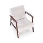 MILANO 1S pihenő szék, szín: világos bézs/sötét dió