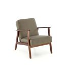 Milano 1S pihenőfotel – olíva / sötét dió