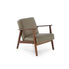 Milano 1S pihenőfotel – olíva / sötét dió
