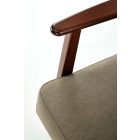 Milano 1S pihenőfotel – olíva / sötét dió