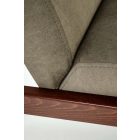 Milano 1S pihenőfotel – olíva / sötét dió