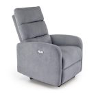 Carinio elektromosan dönthető masszázs pihenőfotel – szürke