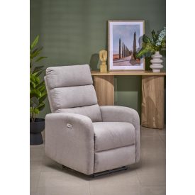   Carinio elektromosan dönthető masszázs pihenőfotel – világos bézs