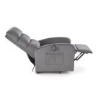 Maroni elektromosan dönthető fotel, kiszállás könnyítő funkcióval – szürke