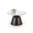 Magneta dohányzóasztal (2 db-os szett) – fehér márvány / fekete