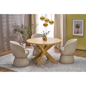 Morus kerek étkezőasztal – natúr