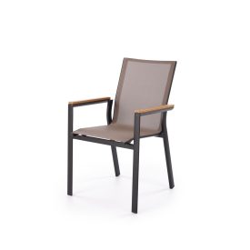 Fierro rakásolható kerti szék – fekete/szürke/barna