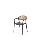 K582 rakásolható szék – fekete