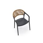 K582 rakásolható szék – fekete