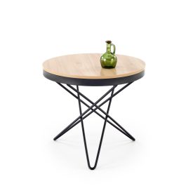 Leila lerakóasztal – natúr / fekete