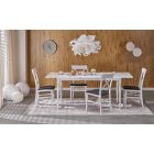 Nelson bővíthető étkezőasztal – fehér