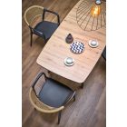 Barril bővíthető étkezőasztal – artisan tölgy / fekete