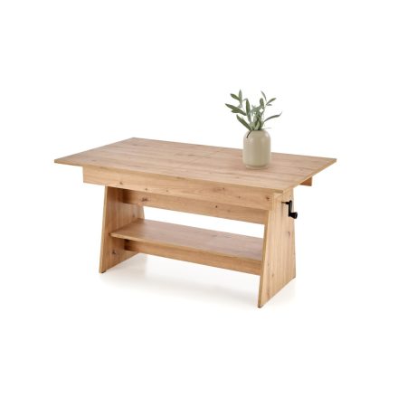Erika emelő-mechanikás dohányzóasztal – artisan tölgy