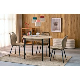   Pivot bővíthető étkezőasztal – artisan tölgy / fekete