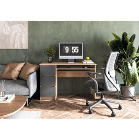 Cino íróasztal – artisan tölgy / grafit