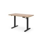 B54 állítható magasságú íróasztal – artisan tölgy / fekete