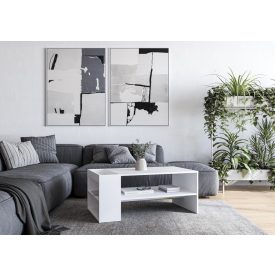 Murcia dohányzóasztal – fehér