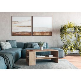 Murcia dohányzóasztal – artisan tölgy