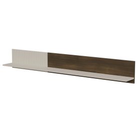 Random 2 P-2 fali polc – kasmír / dió / fekete