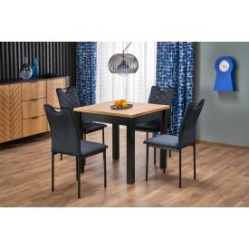   Qubik bővíthető étkezőasztal – artisan tölgy / fekete