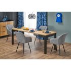 Qubik bővíthető étkezőasztal – artisan tölgy / fekete