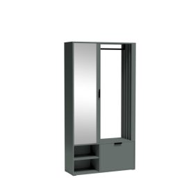 MILO UNI előszoba szekrény, szín: zöld