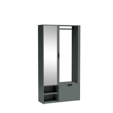 MILO UNI előszoba szekrény, szín: zöld